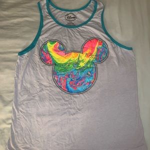 Mickey Mouse tie dye tank top
